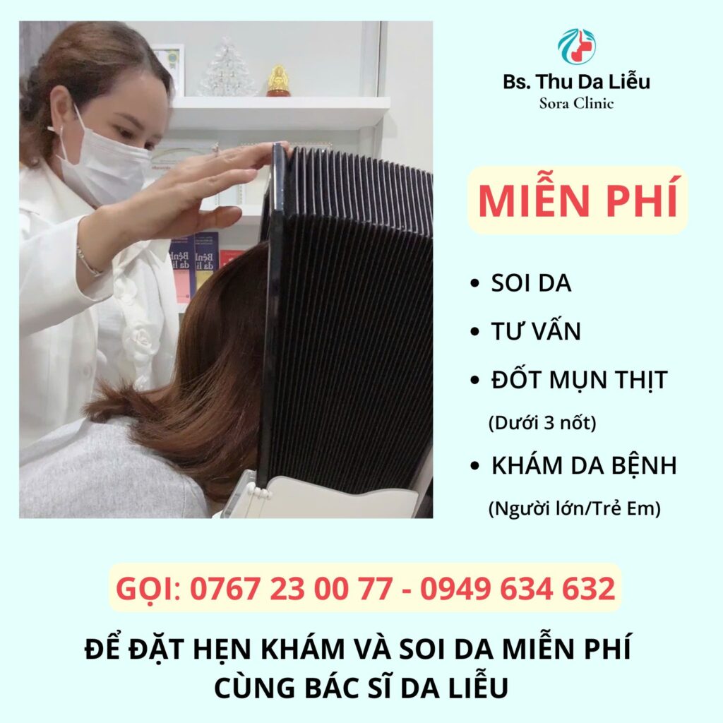 soi da và tư vấn điều trị mụn cá nhân hóa
