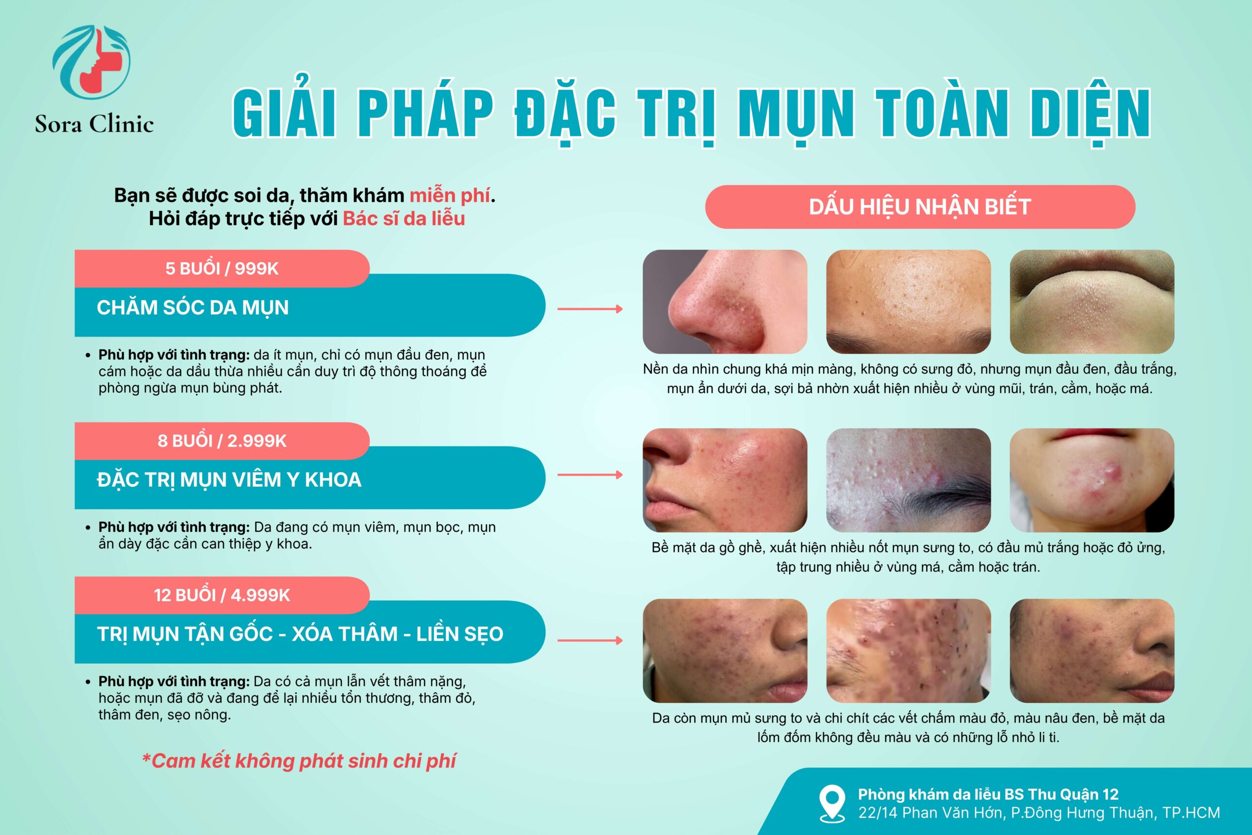 Gói đặc trị mụn da Đước tại bác sĩ Thu quận 12